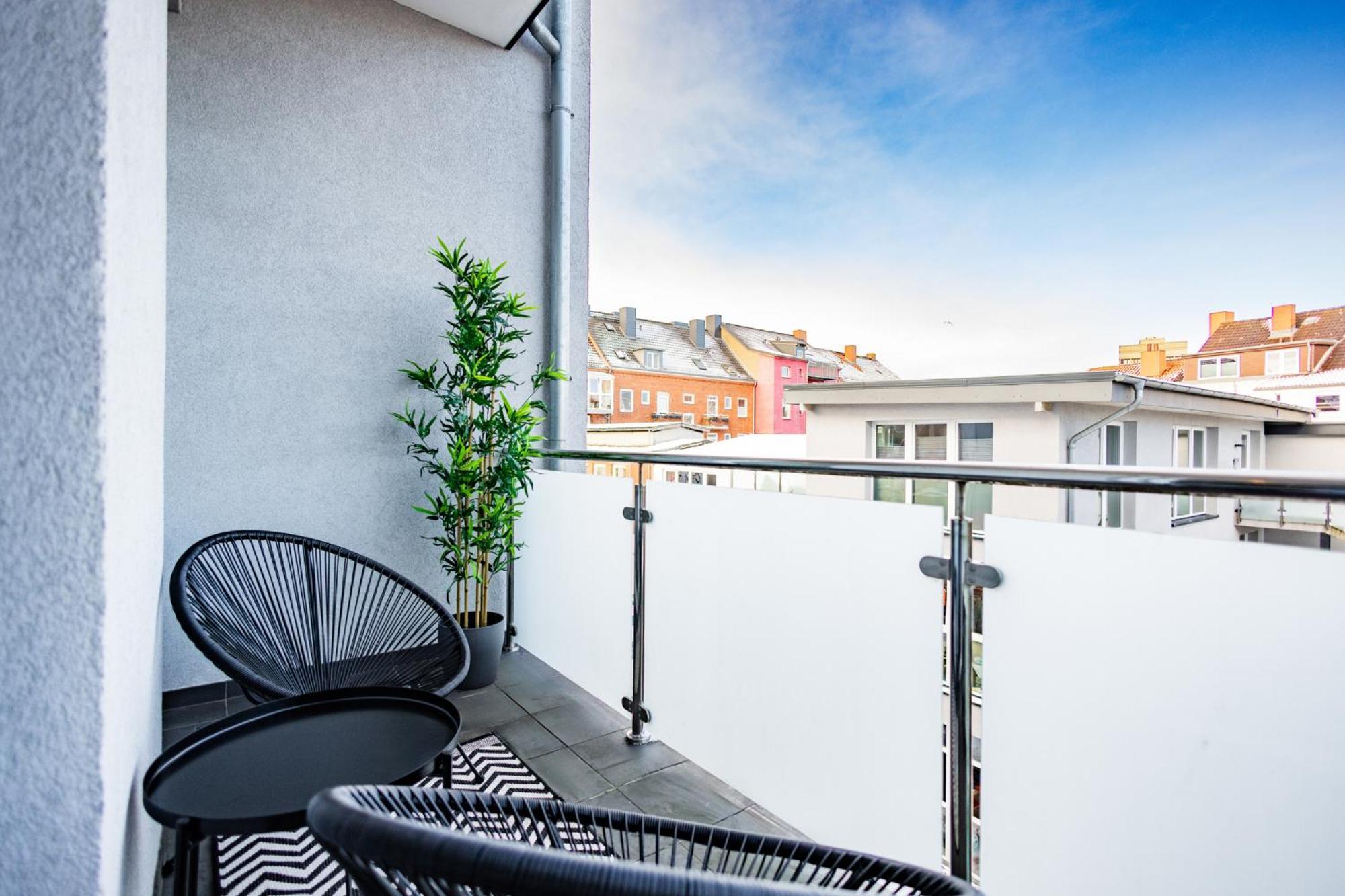 Exklusive Apartments In Kieler City Eksteriør billede